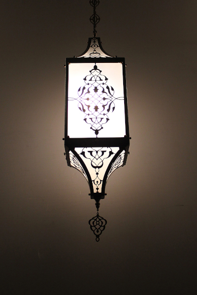 Single Ottoman Design Antique Hanging Lamp Model 3